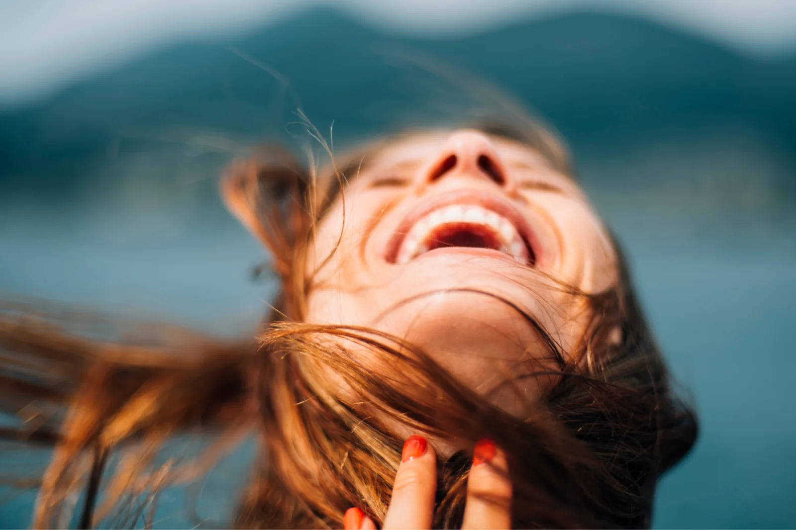 Radiant, balanced woman